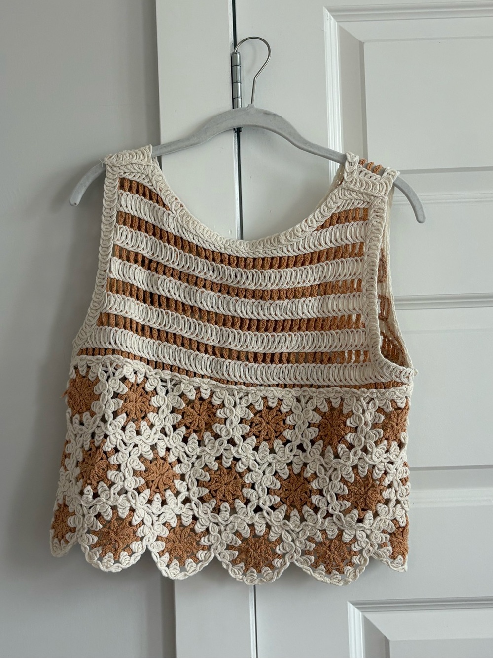Crochet Floral Tank Top